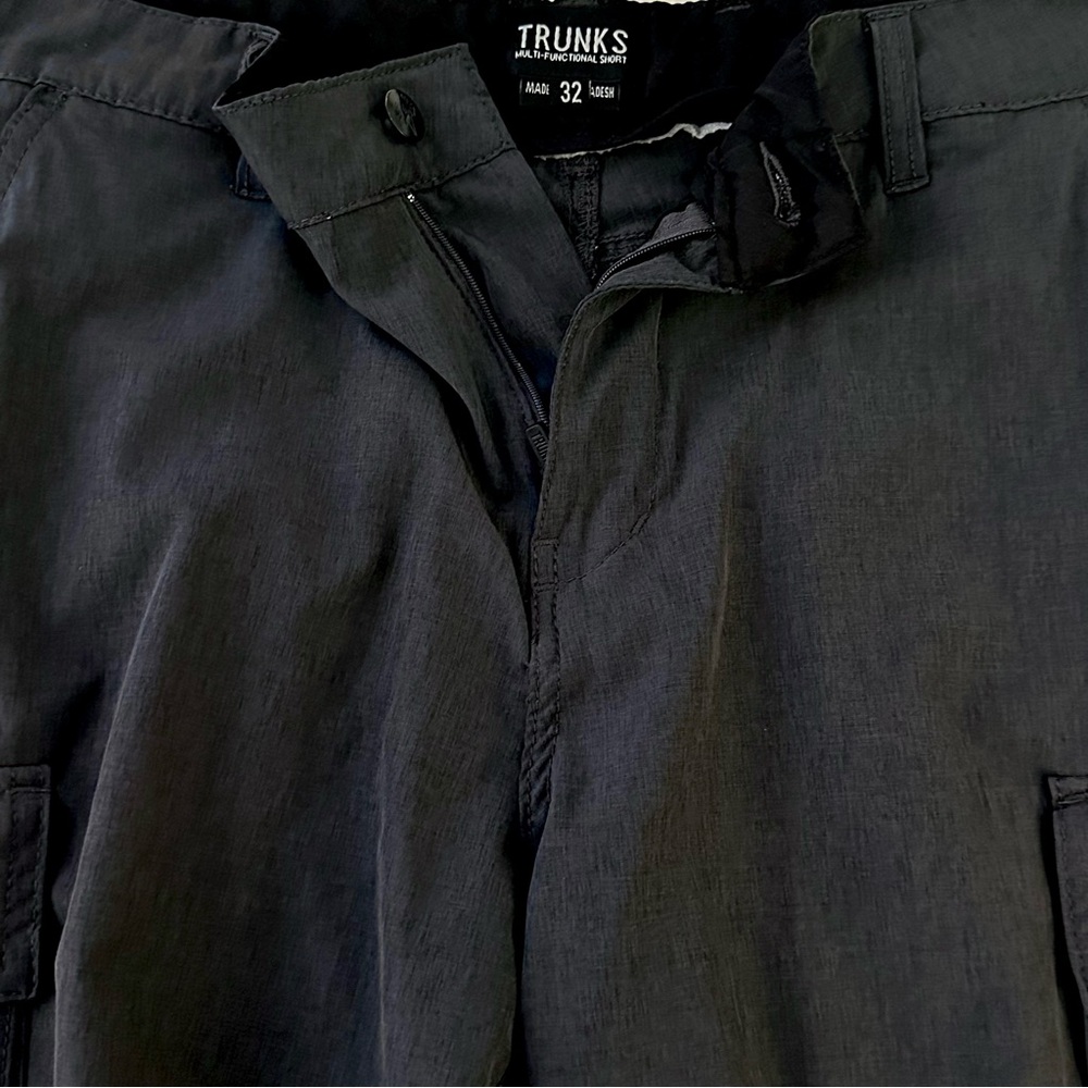 Trunks Multi-Functional Dark Gray Cargo Shorts Si… - image 4